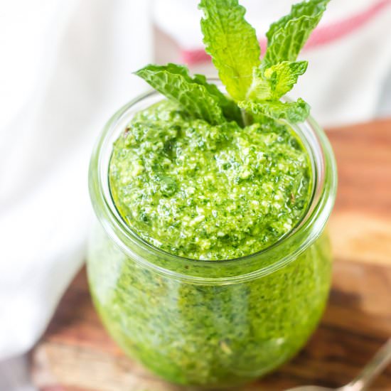 Arugula & Mint Pesto