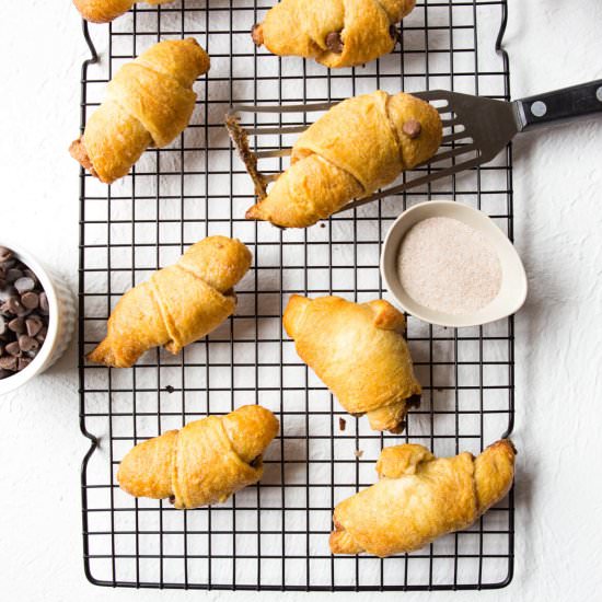 Cinnamon Chocolate Croissants