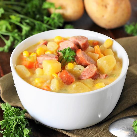 Kielbasa Potato Soup