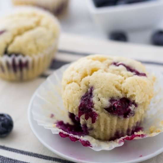 Easy Vegan Blueberry Muffins