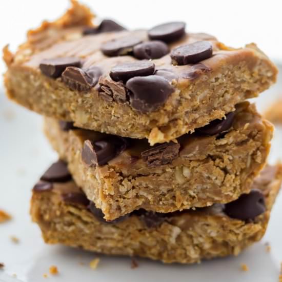 Easy Vegan Peanut Butter Oat Bars