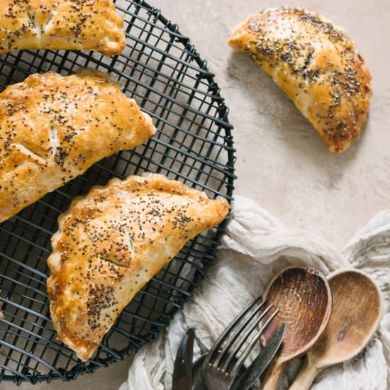 Mushroom and Spinach Hand Pies