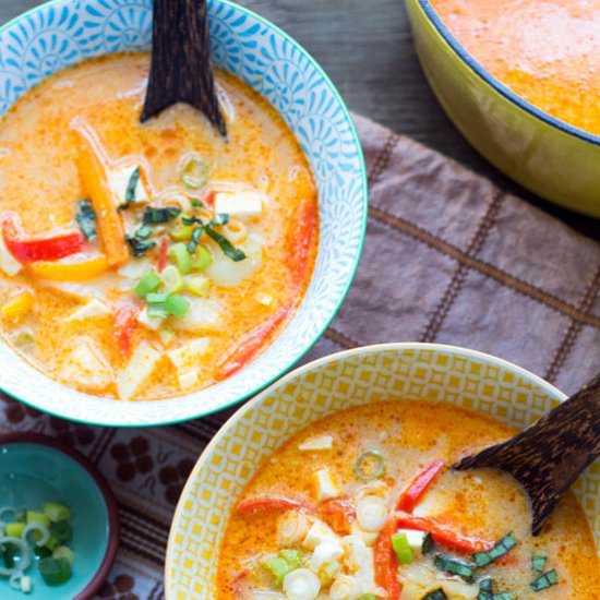 SOFT TOFU THAI CURRY SOUP
