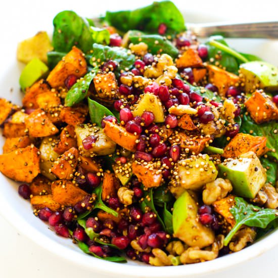 Sweet Potato & Crispy Quinoa Salad