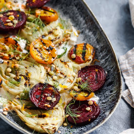 GRILLED BEET AND FENNEL SALAD