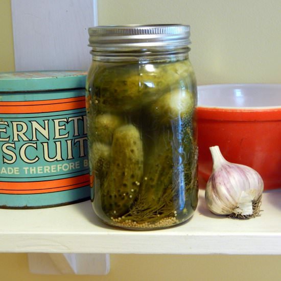 Grandma’s Fermented Pickles