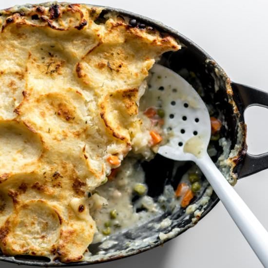 Potato Topped Turkey Pot Pie