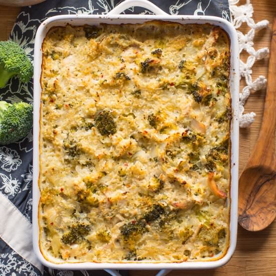 Chicken & Broccoli Cauliflower Rice