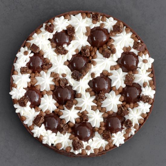 Coffee and Vanilla Chocolate Tart