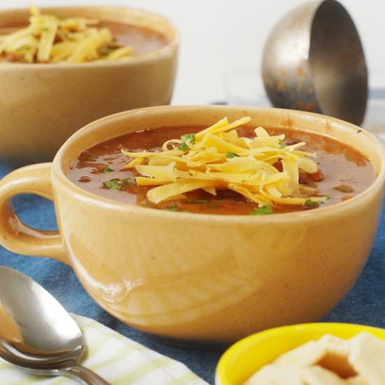 Slow Cooker Three Bean Chili