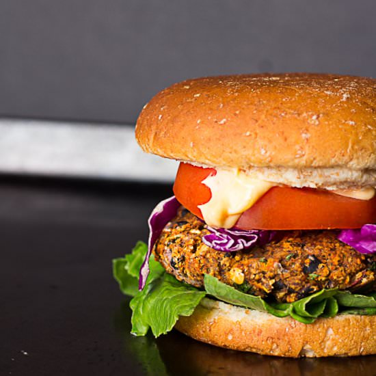 Black Bean Veggie Burger