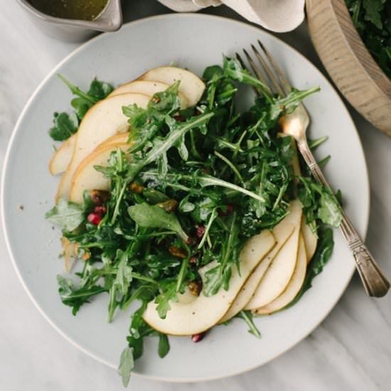 Arugula Pear Salad