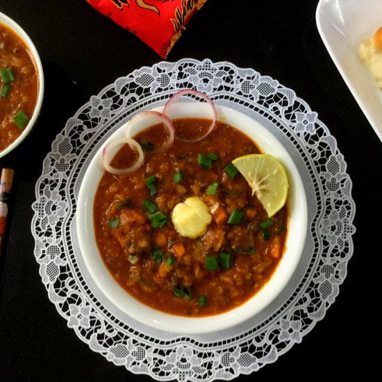 Schezwan Pav Bhaji