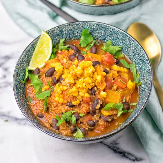 Mexican Quinoa Tortilla Soup