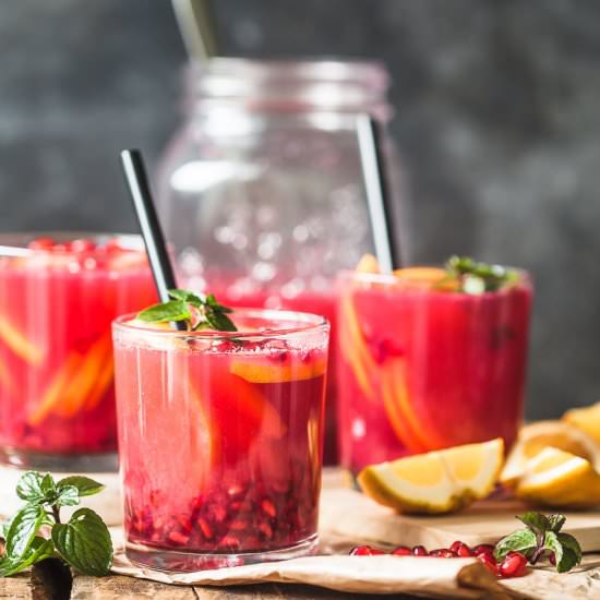 Orange Pomegranate Juice