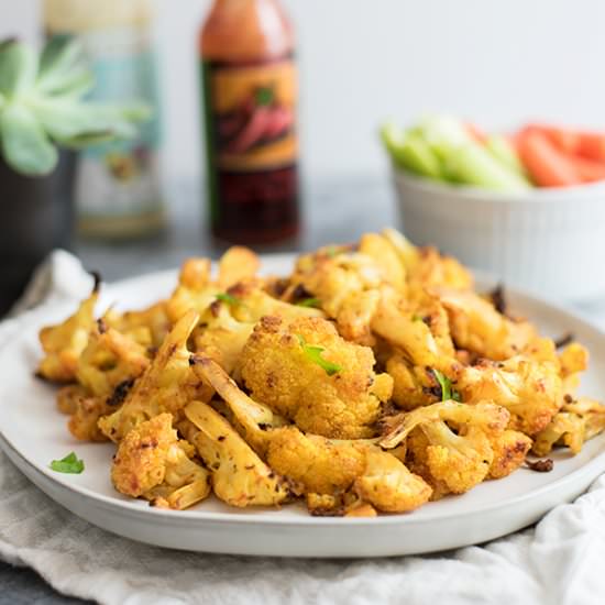 Vegan Cauliflower Buffalo Wings
