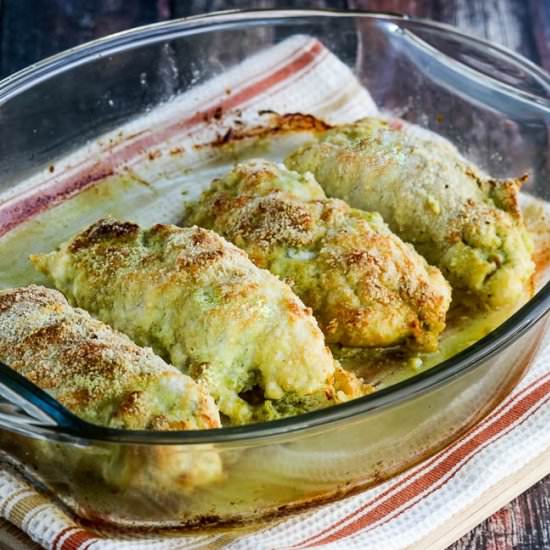 Chicken with Pesto and Cheese