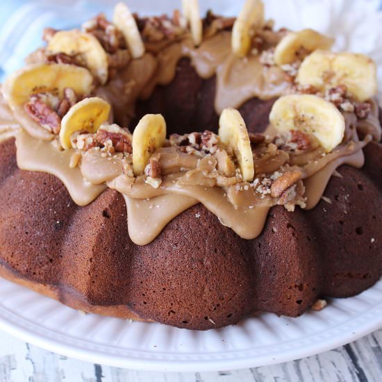 Boozy Banana Cake