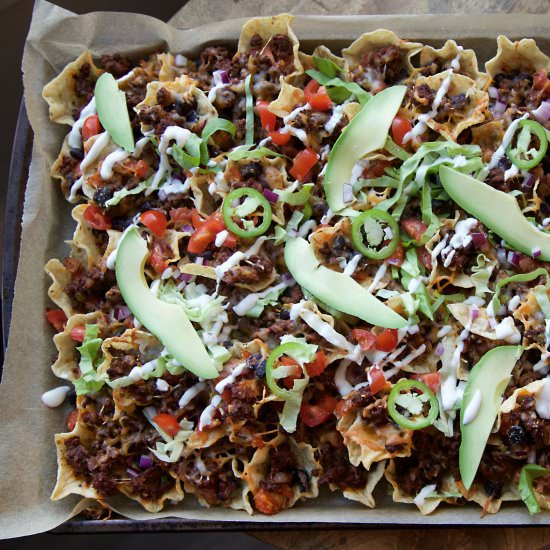 Loaded Beef Nachos