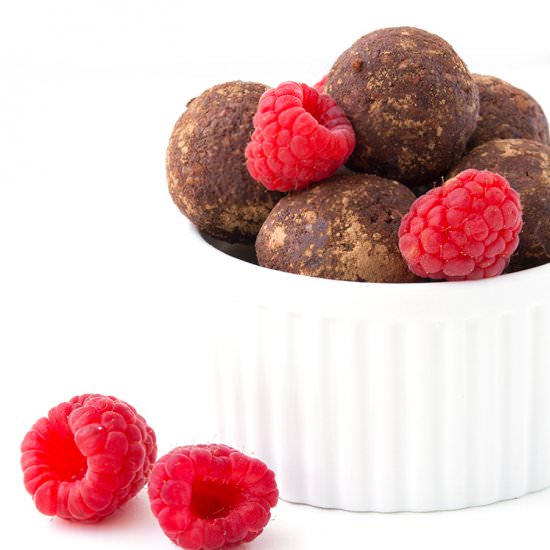 Choc Raspberry Bliss Balls