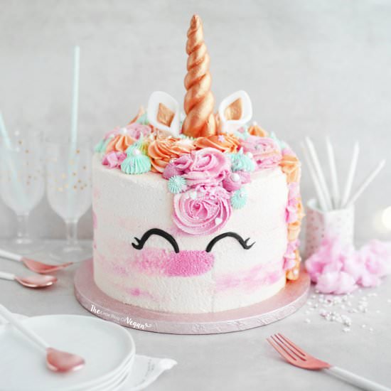 Vegan Unicorn Cake