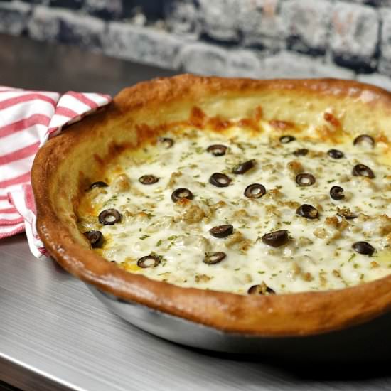 Italian Chicken Cast Iron Pizza