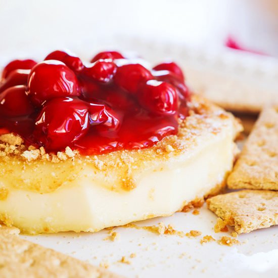 Pan-Fried Brie with Cherries