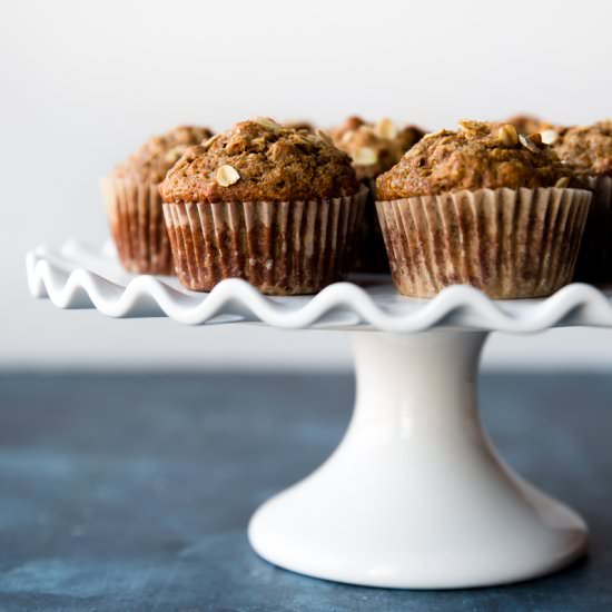 Whole Wheat Banana Nut Muffins