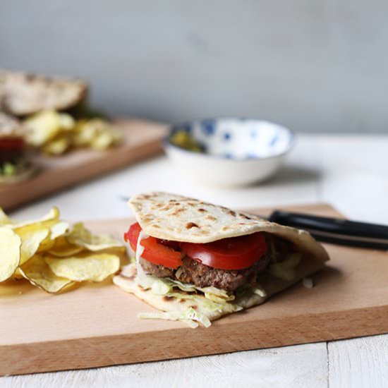 Tortilla burger