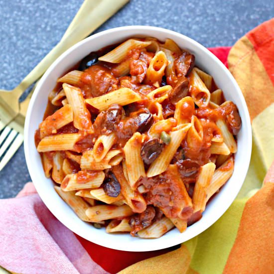 Instant Pot Pasta Puttanesca