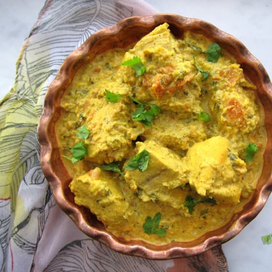 Yogurt and Masala Chicken Stew