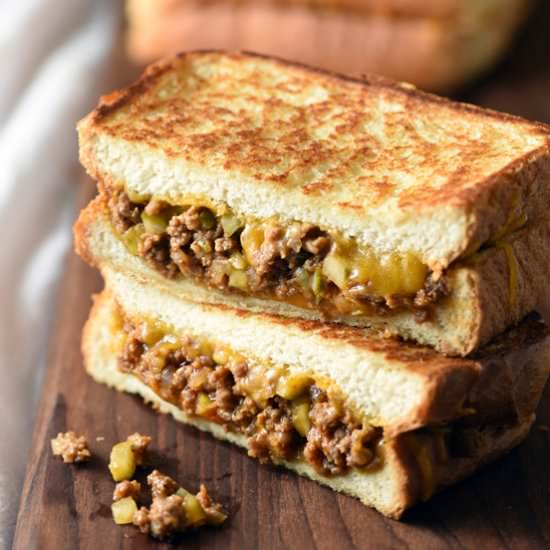 DILL PICKLE SLOPPY JOE GRILLED CHEE