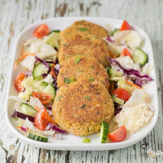 Quick Healthy Chickpea Cakes