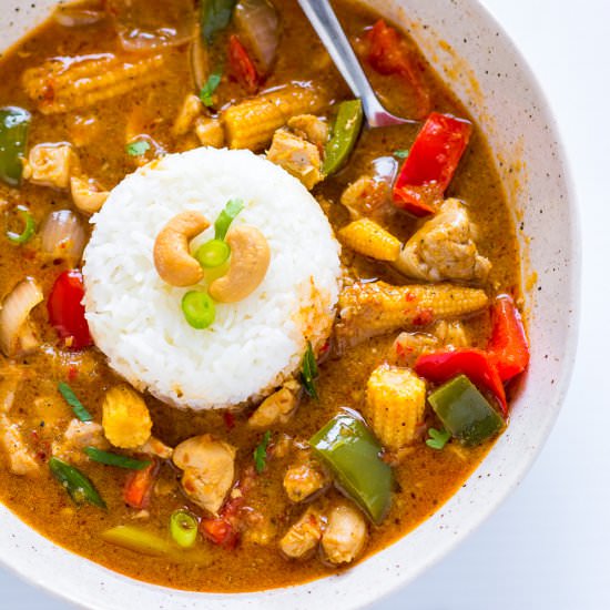 Spicy Thai Red Chicken Curry
