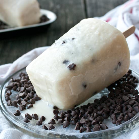 Chocolate Banana Popsicles