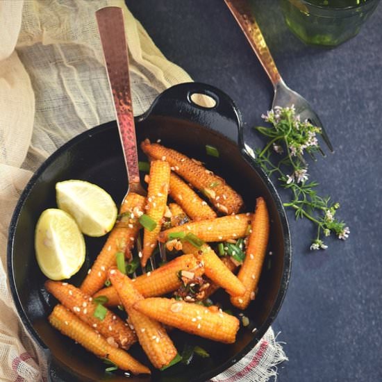 Baby Corn Crispy Chili