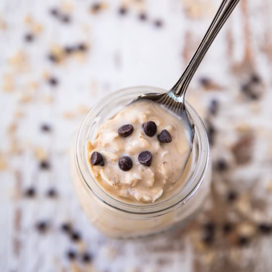 Peanut Butter Cookie Overnight Oats