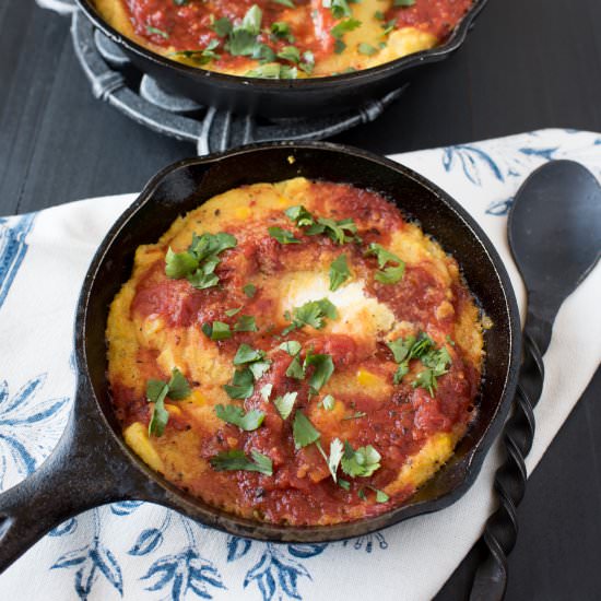 Breakfast Polenta Bake