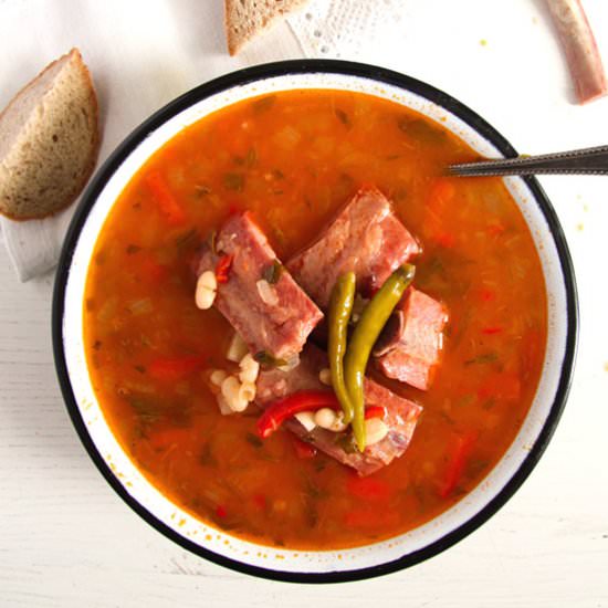 White Bean Soup with Spare Ribs