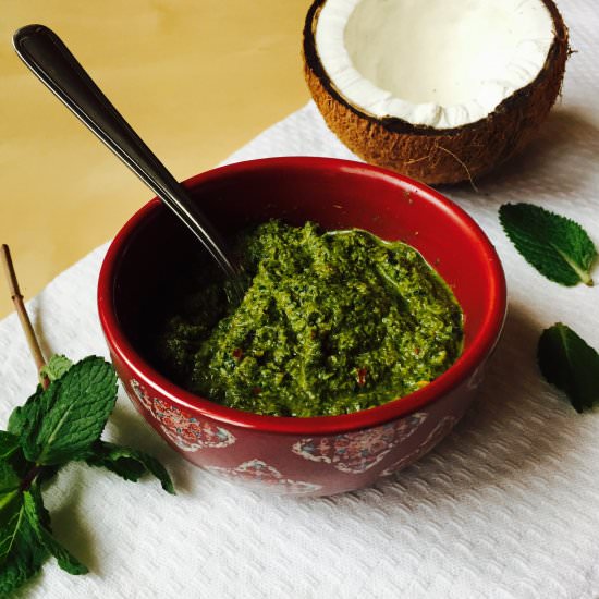 Simple Indian Mint Chutney