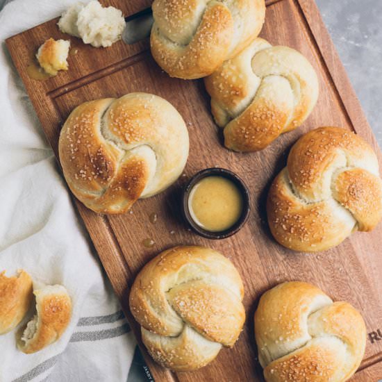 Soft Baked Pretzels