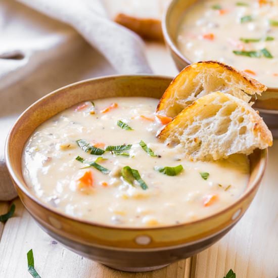 Creamy Wild Rice Soup