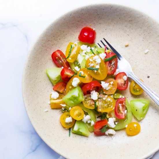 Tomato Salad with Goat Cheese
