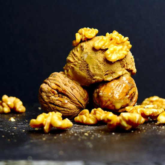 Ice cream of nuts
