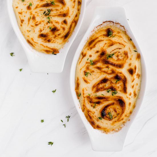 herb-scented mashed potatoes