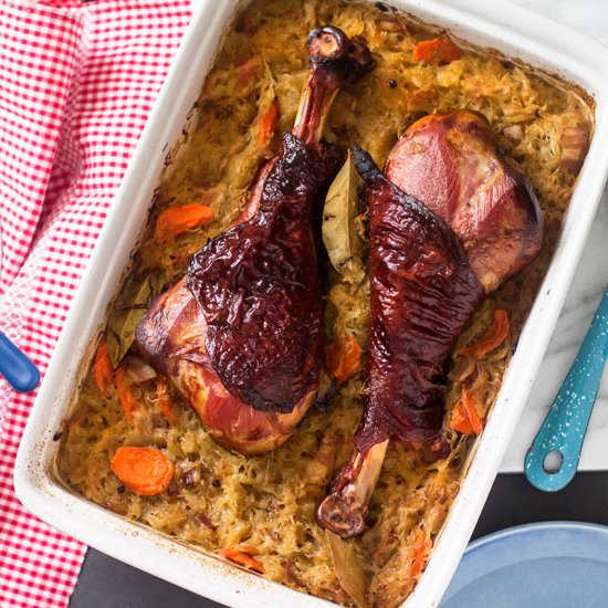 Serbian Baked Sauerkraut