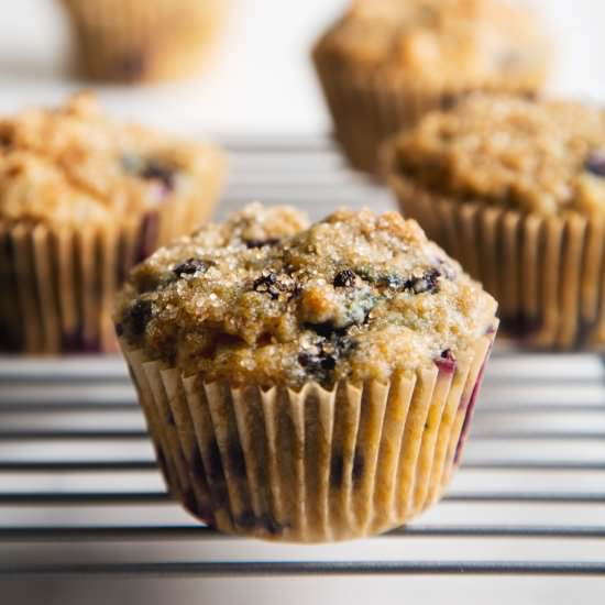Healthy Blueberry Muffins