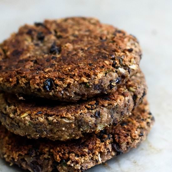 GF Vegan Black Bean Burgers