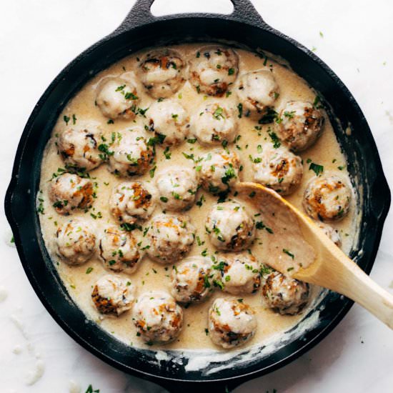 Vegetarian Swedish Meatballs