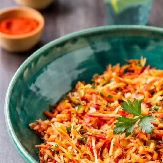 Healthy Carrot Moroccan Salad